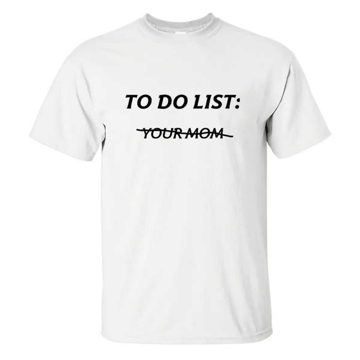 To Do List Printed Men's T-shirt