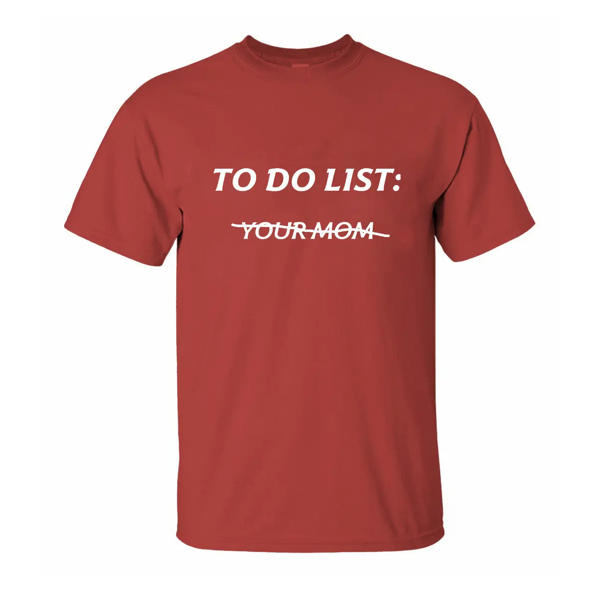 To Do List Printed Men's T-shirt