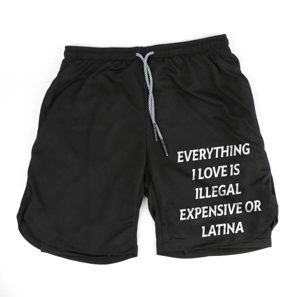 Alles, was ich liebe, ist illegal teuer oder Latina Print Herren Shorts 