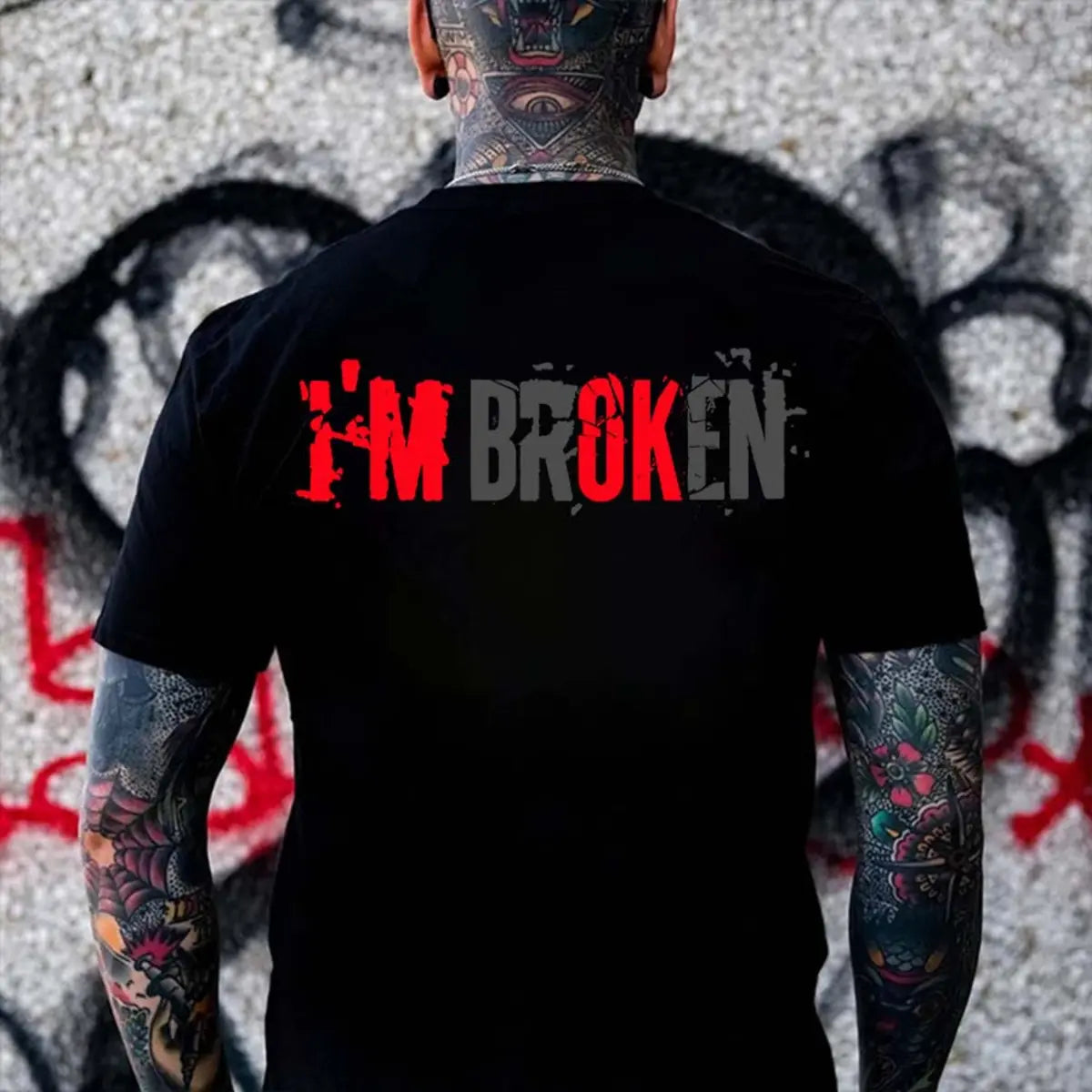 I'm Broken Printed Men's T-shirt