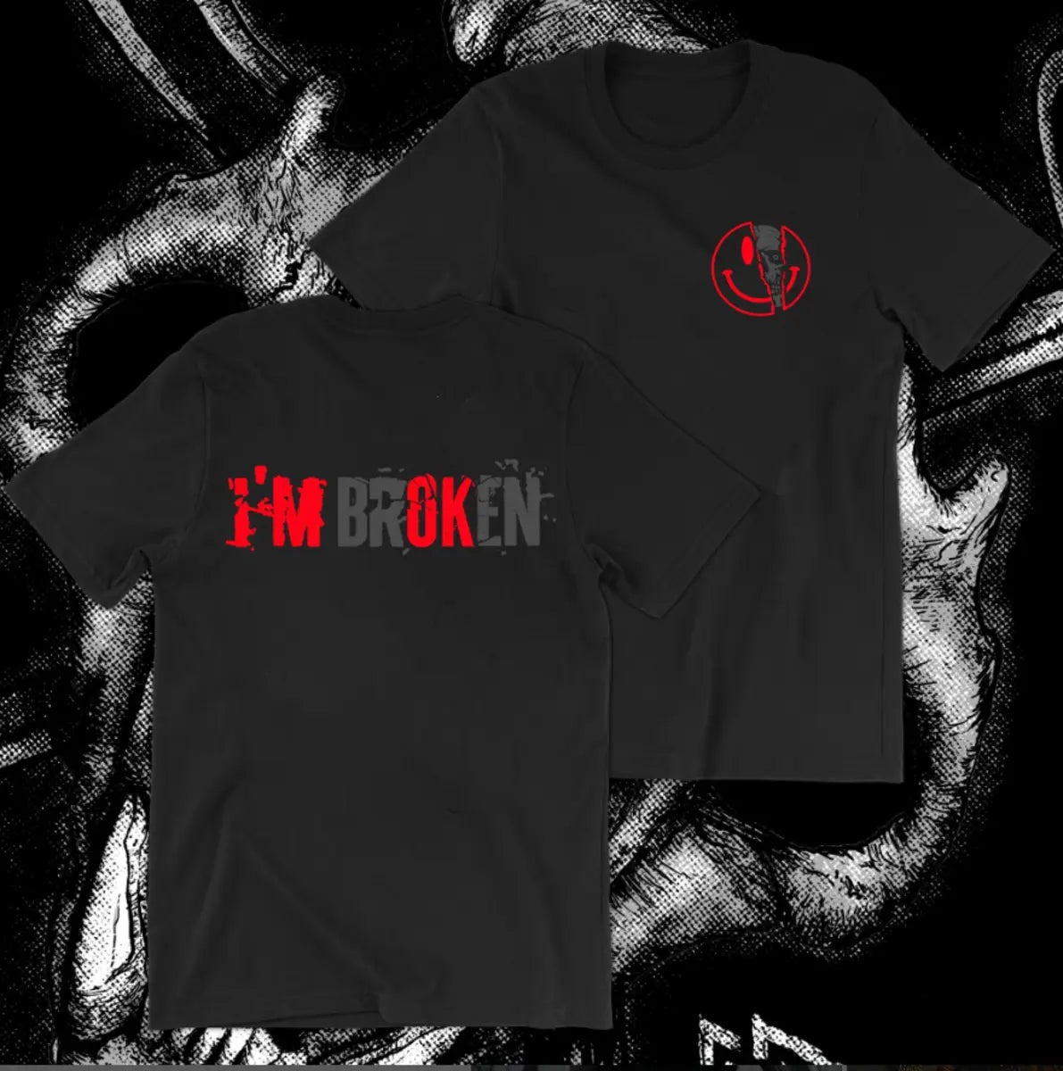 I'm Broken Printed Men's T-shirt