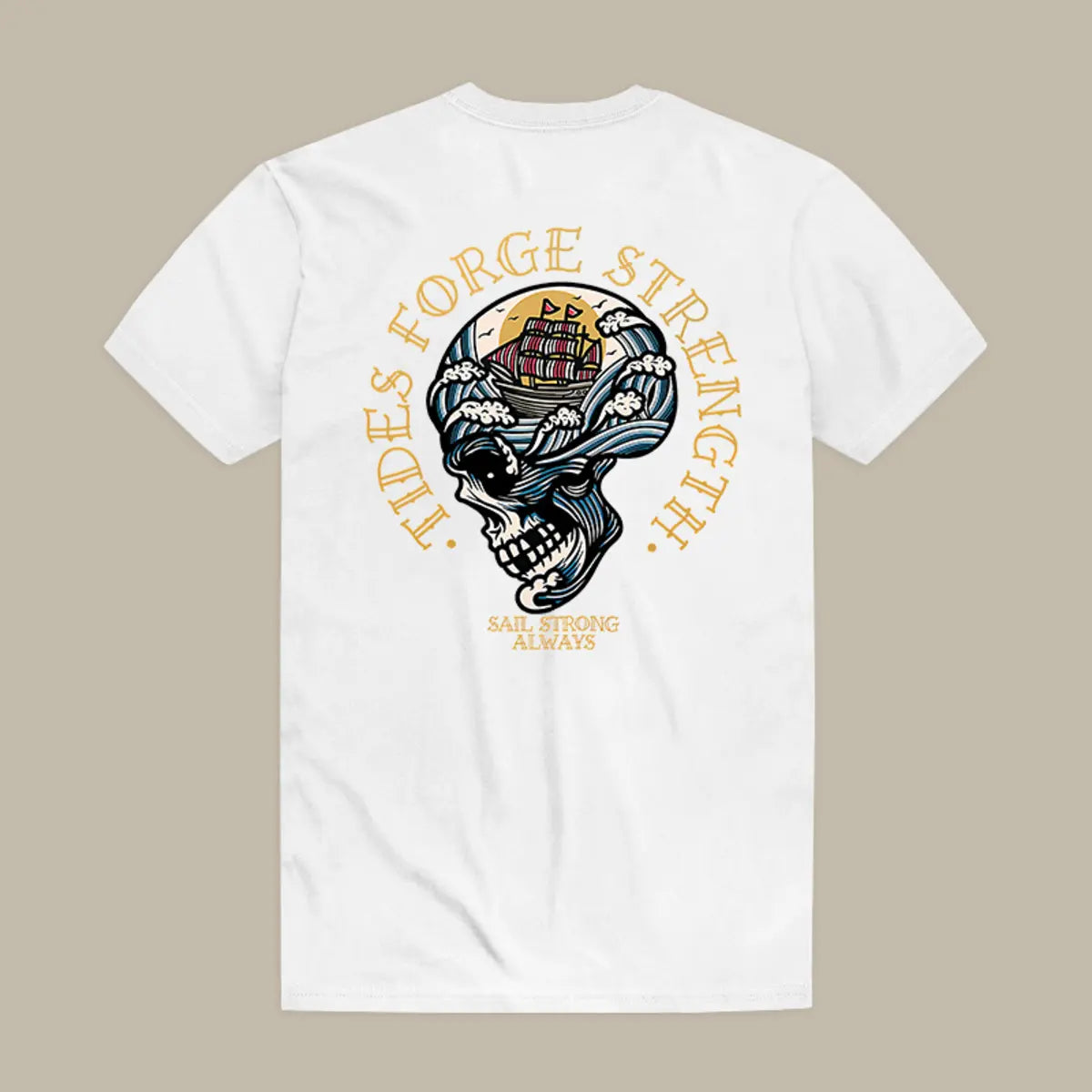 Tides Forge Strength Printed Men's T-shirt