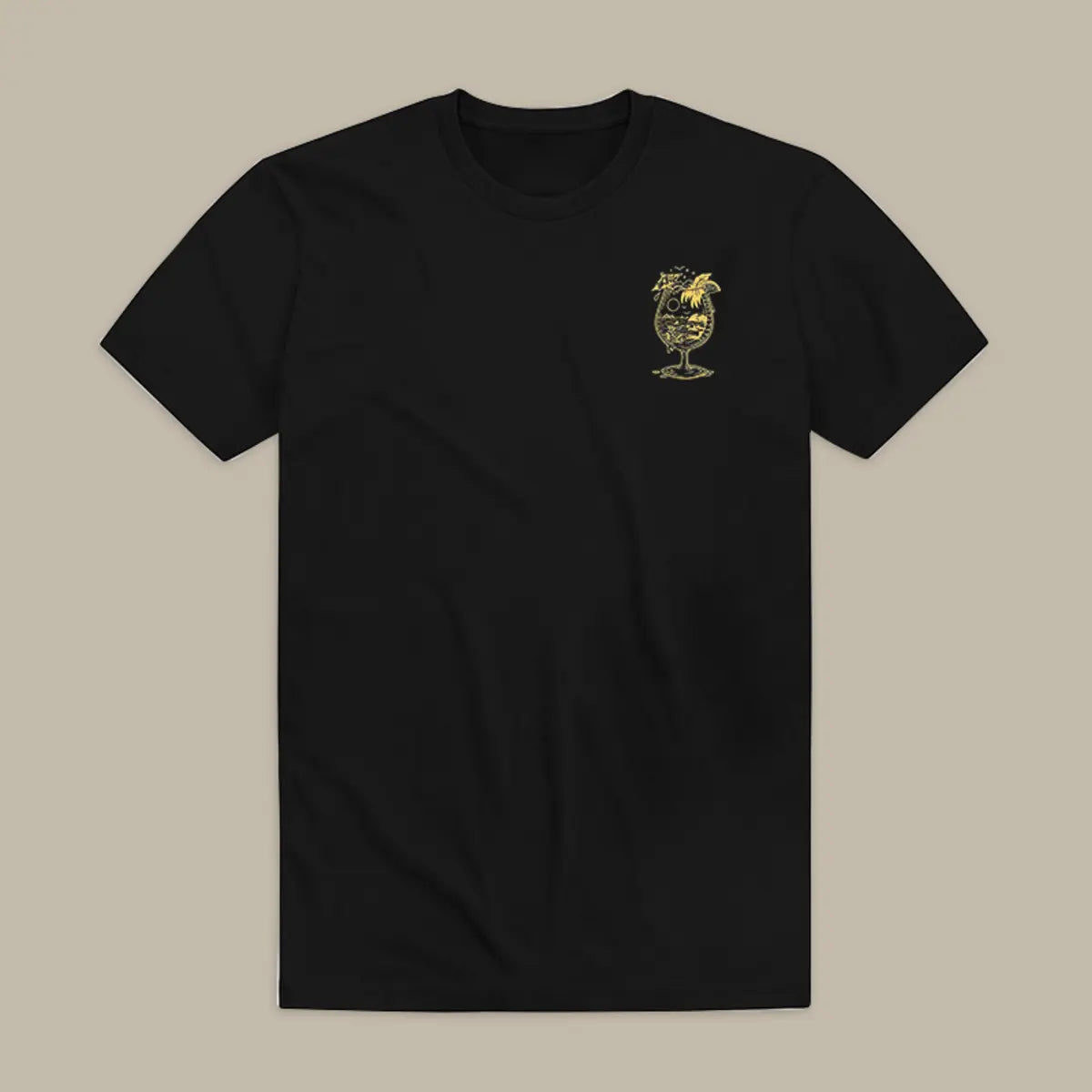 There's A Vacation In Each Libation Printed Men's T-shirt