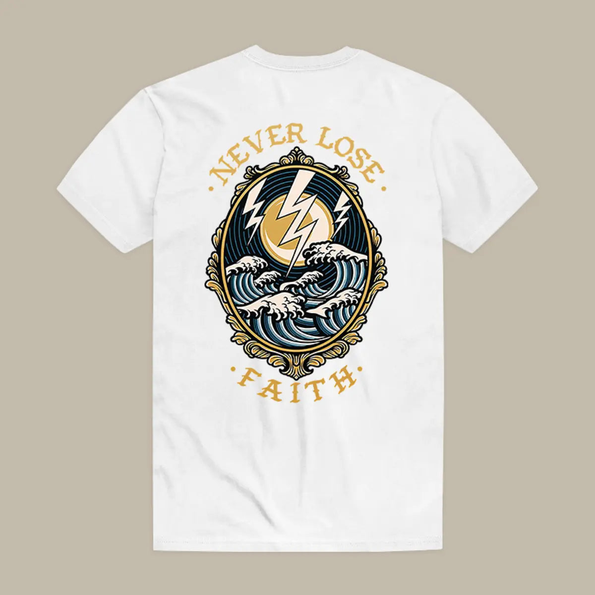 Never Lose Faith Printed Men's T-shirt