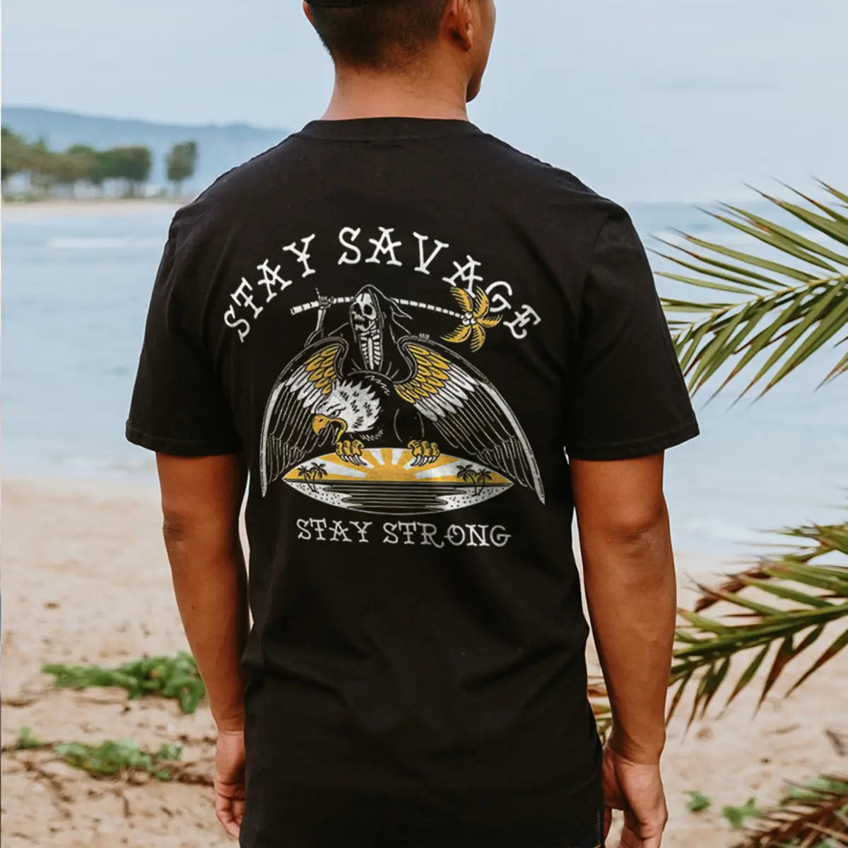 Stay Savage Stay Strong Printed Men's T-shirt