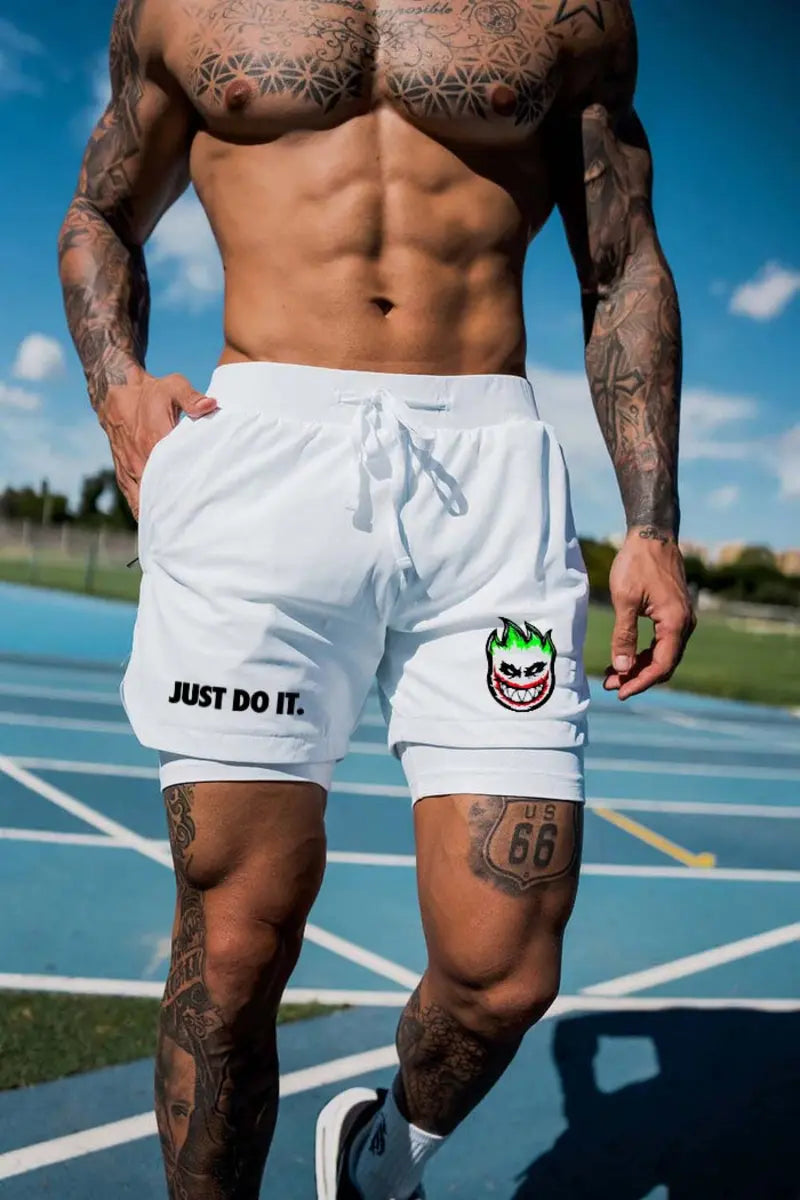 Just Do It Print All-In-One Fitnessshorts für Herren 
