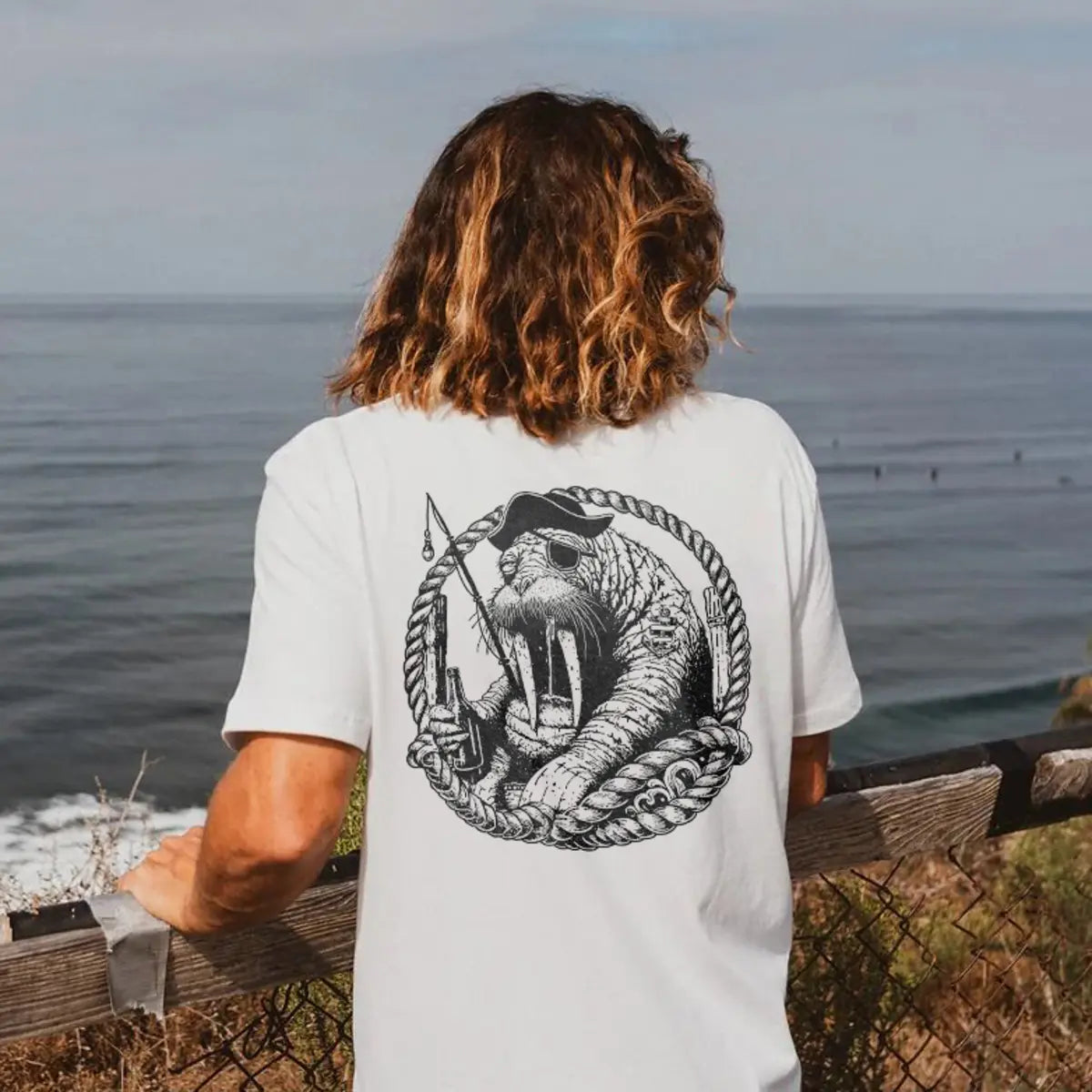 Haggard Pirate Printed Men's T-shirt