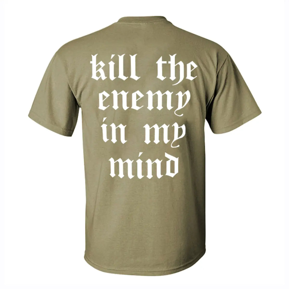 Kill the enemy in the mind  Print Men's T-shirt