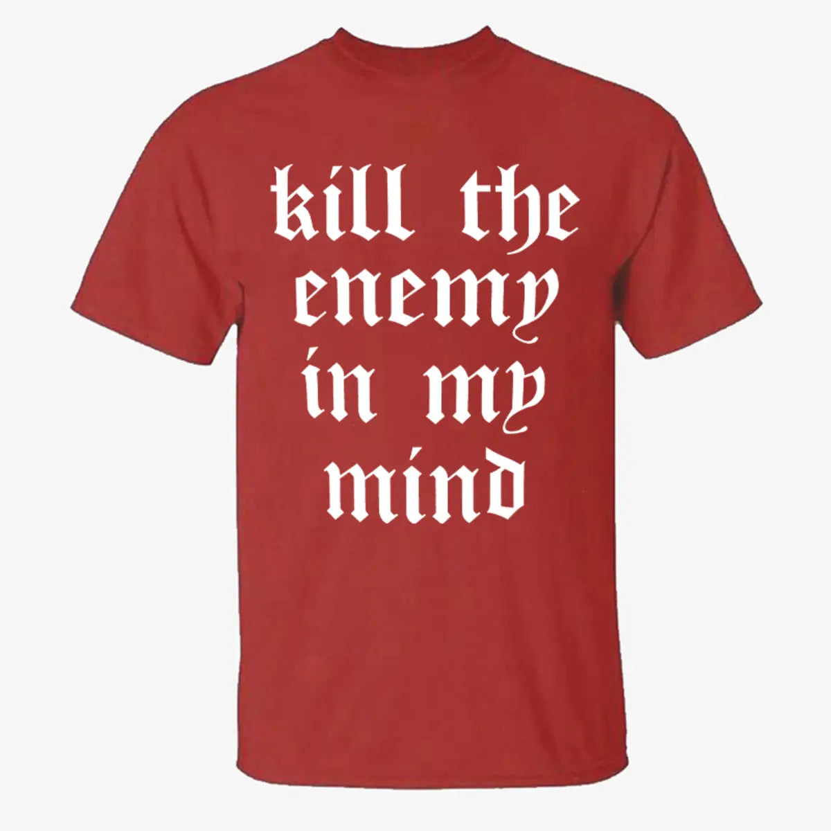 Kill the enemy in the mind  Print Men's T-shirt