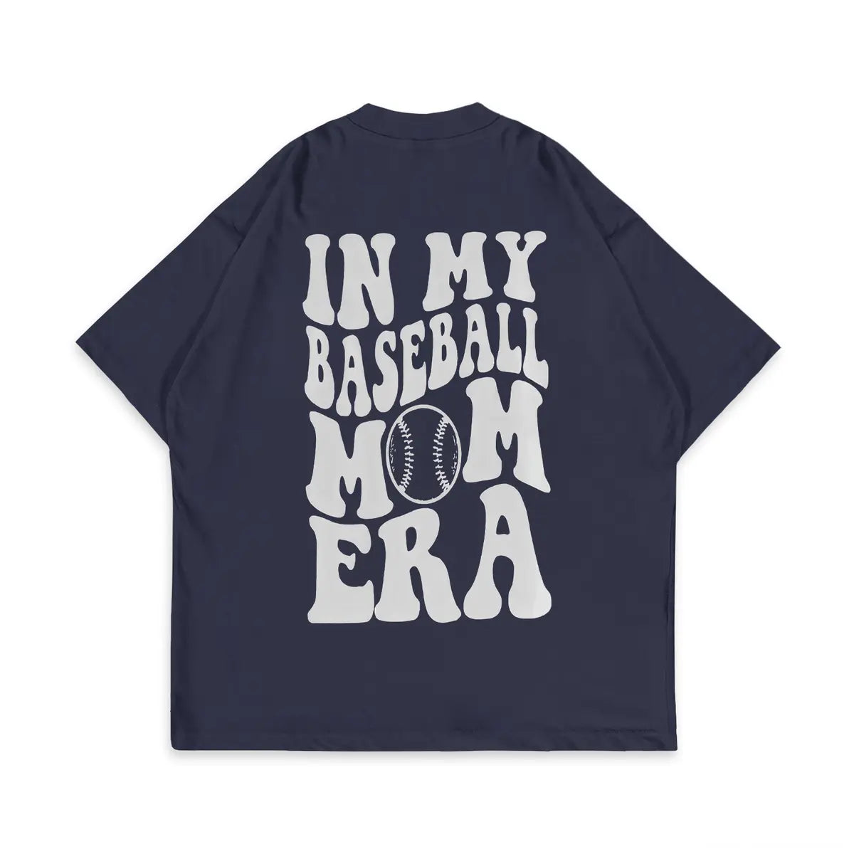 Baseball Mom Era Printed Oversized Unisex T-shirts