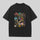 Vintage Flower Printed Oversized Unisex T-shirts