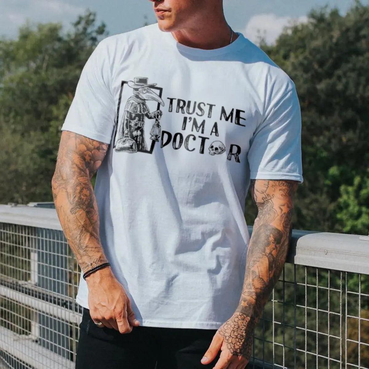 Trust Me I'm A Doctor Printed Men's T-shirt