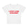 I Just Look Straight Printed Baby Tee