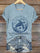 The Gulf Of Mexico Printed V-Neck Women's T-shirt