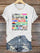 I Literally Want My Tax Dollars Printed Crew Neck Women's T-shirt