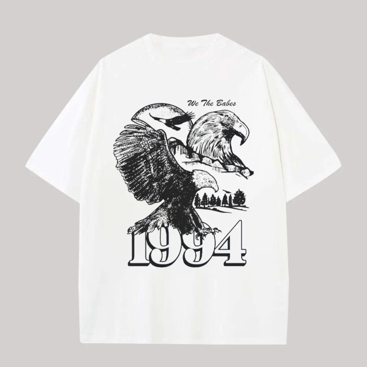 1994 Eagle Printed Oversized Unisex T-shirts