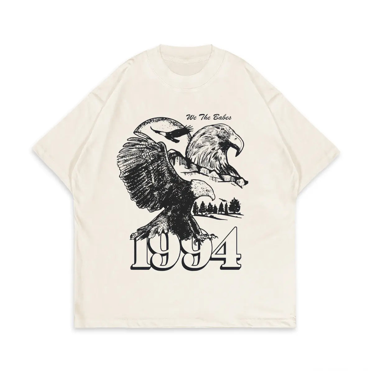 1994 Eagle Printed Oversized Unisex T-shirts