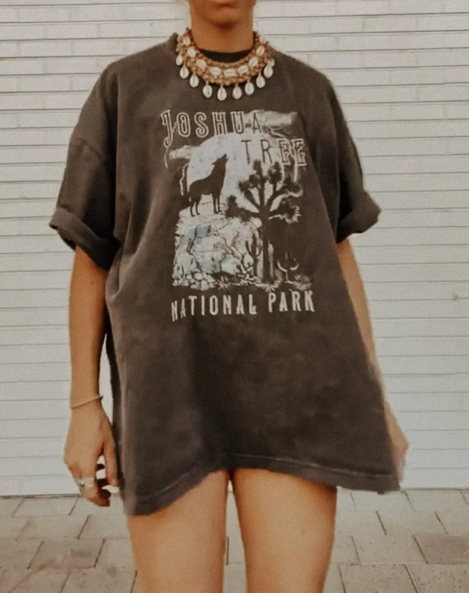 Joshua Tree National Park Printed Oversized Unisex T-shirts