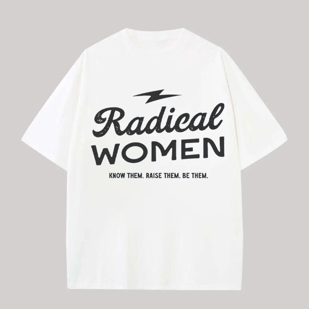 Radical Women Printed Oversized Unisex T-shirts