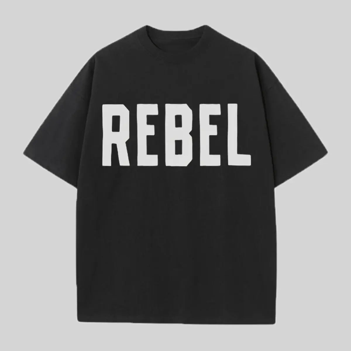Rebel Printed Oversized Unisex T-shirts