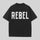 Rebel Printed Oversized Unisex T-shirts