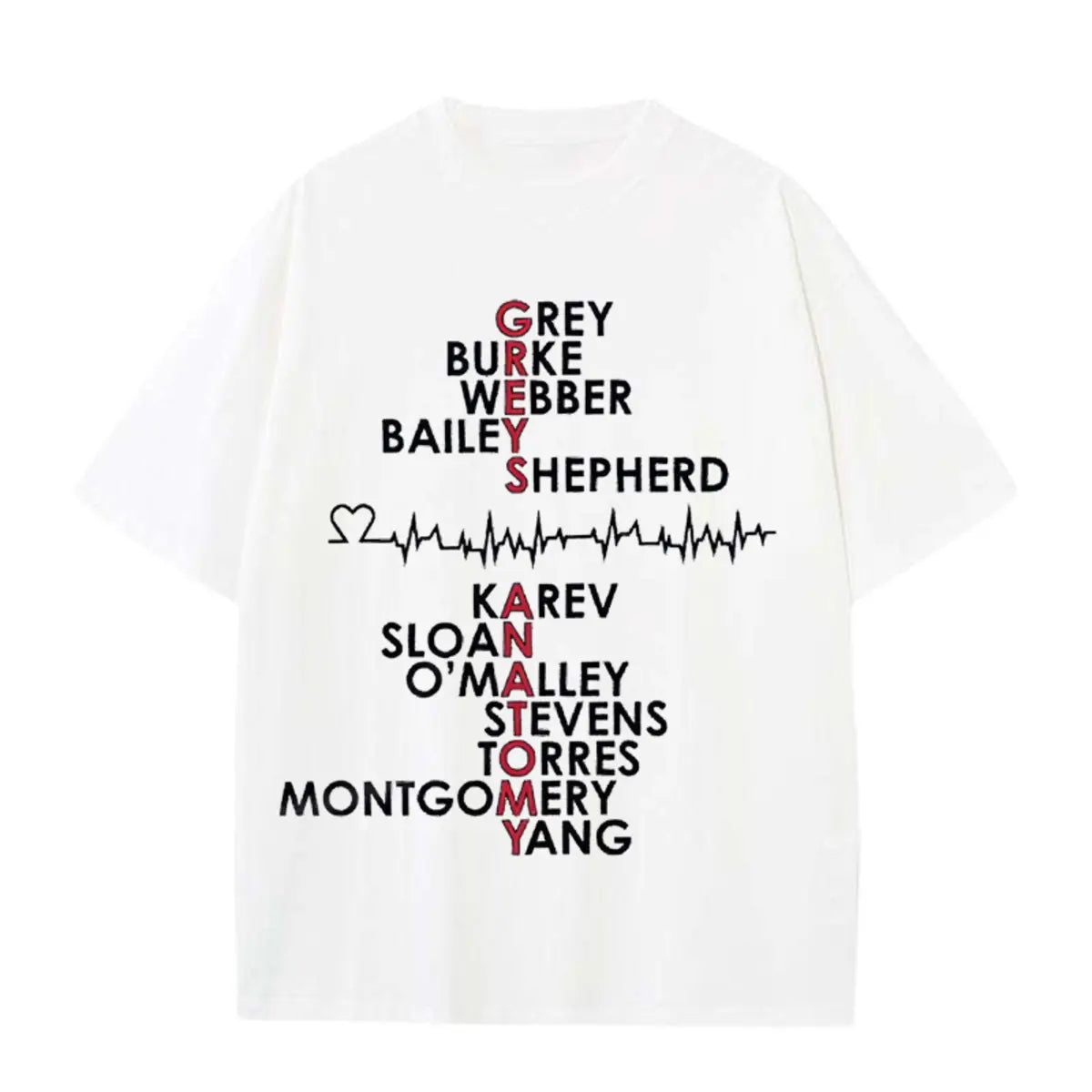 Vintage Movie Cast Crew Printed Oversized Unisex T-shirts