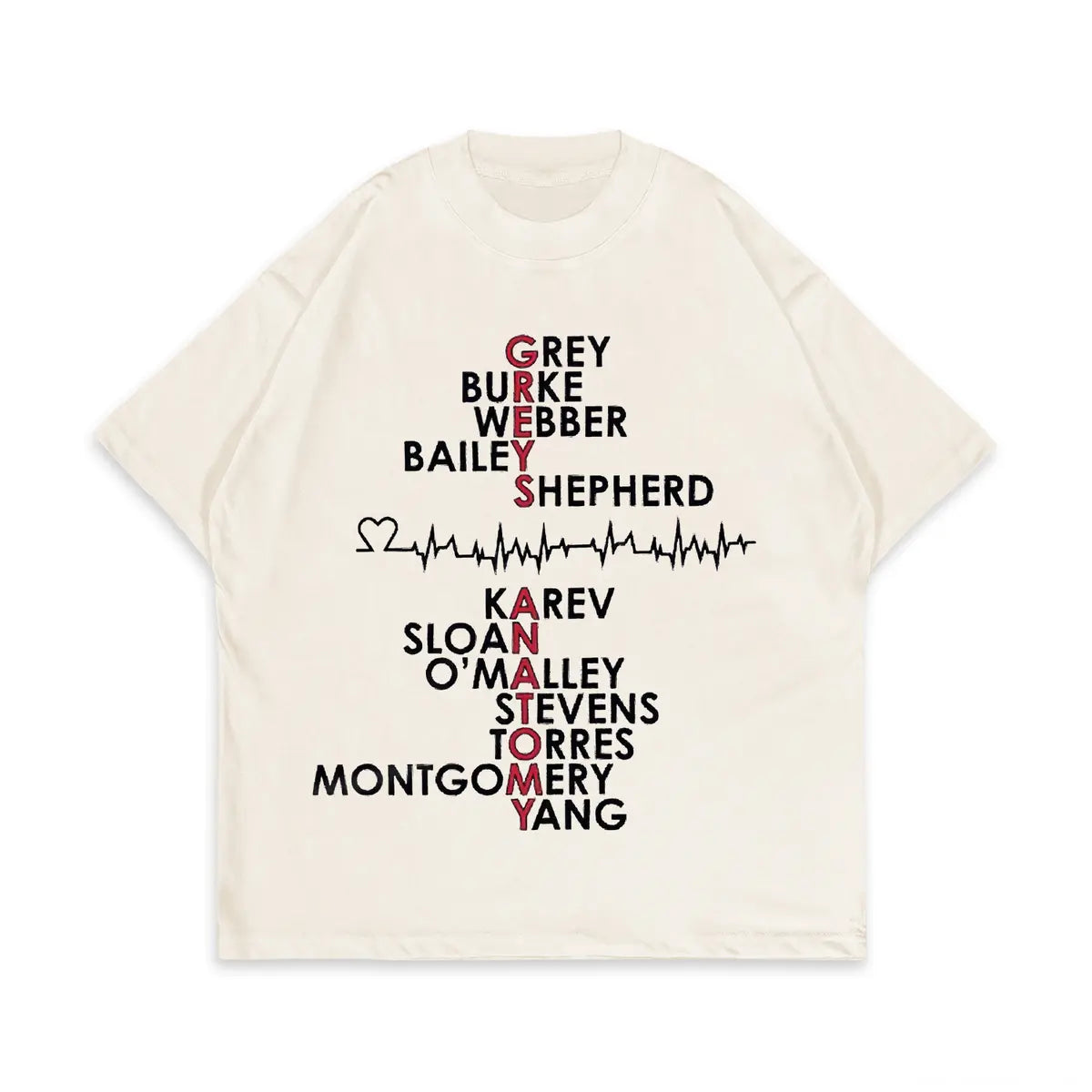 Vintage Movie Cast Crew Printed Oversized Unisex T-shirts