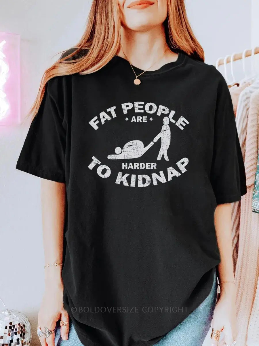Vintage Fat Positive Printed Oversized Unisex T-shirts