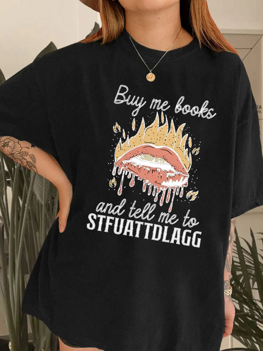 Vintage Smut Music Printed Oversized Unisex T-shirts