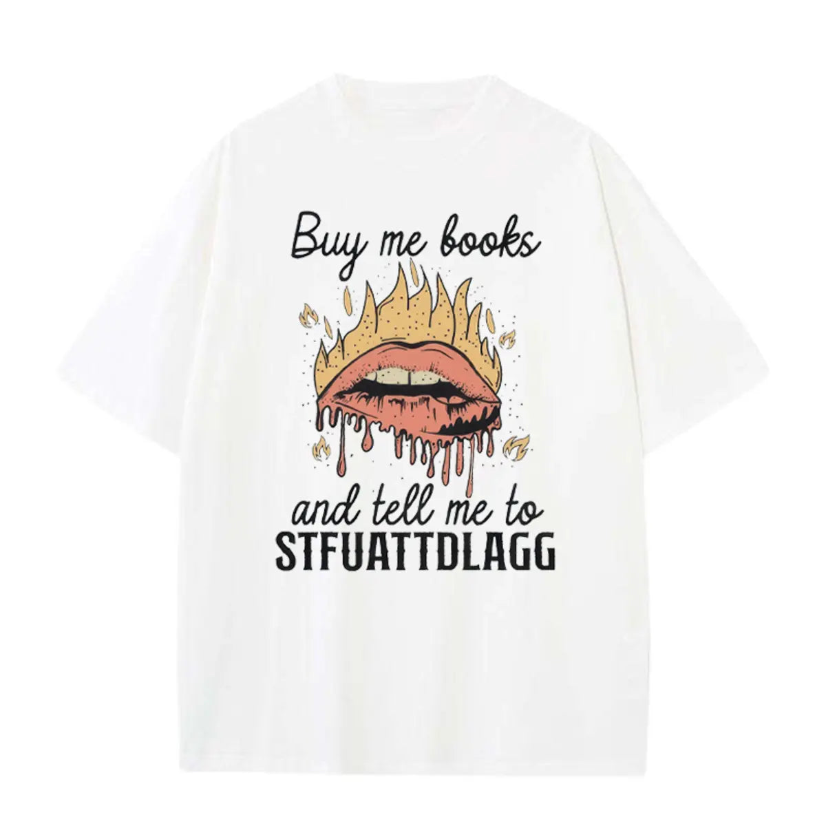 Vintage Smut Music Printed Oversized Unisex T-shirts