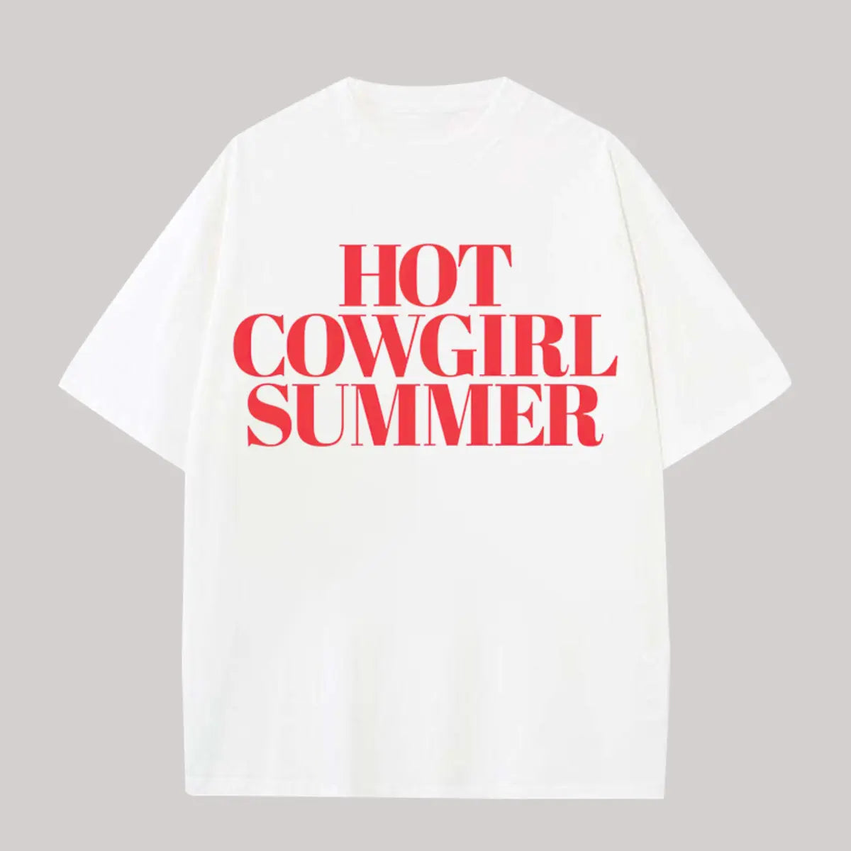 Hot Cowgirl Summer Printed Oversized Unisex T-shirts