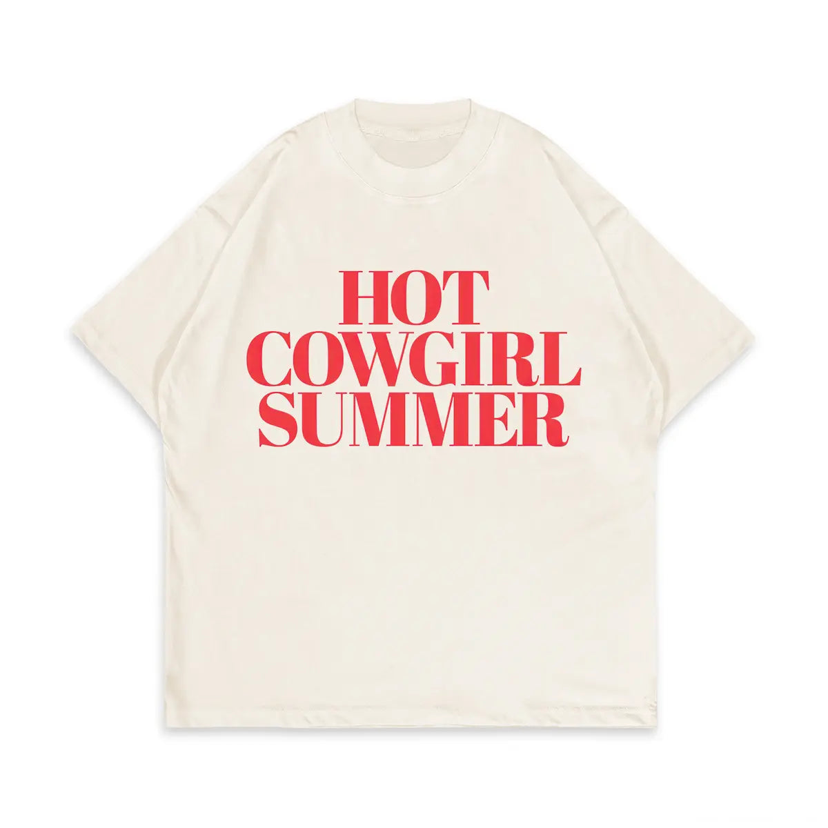 Hot Cowgirl Summer Printed Oversized Unisex T-shirts