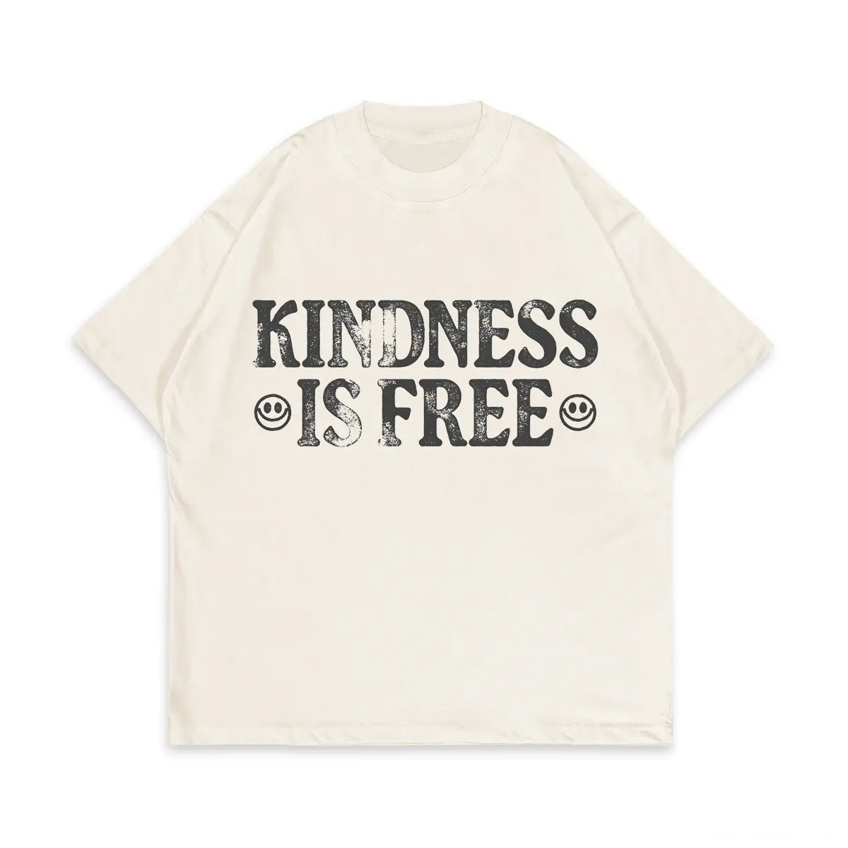 Kindness is Free Printed Oversized Unisex T-shirts