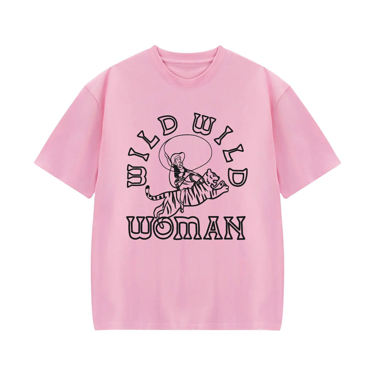 Wild Wild Woman Printed Oversized Unisex T-shirts