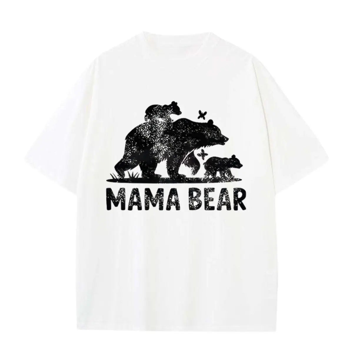 Vintage Mama Bear Printed Oversized Unisex T-shirts