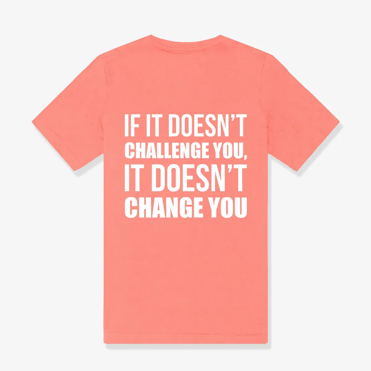 If It Doesn't Challenge You, It Doesn't Change You Printed Women's T-shirt