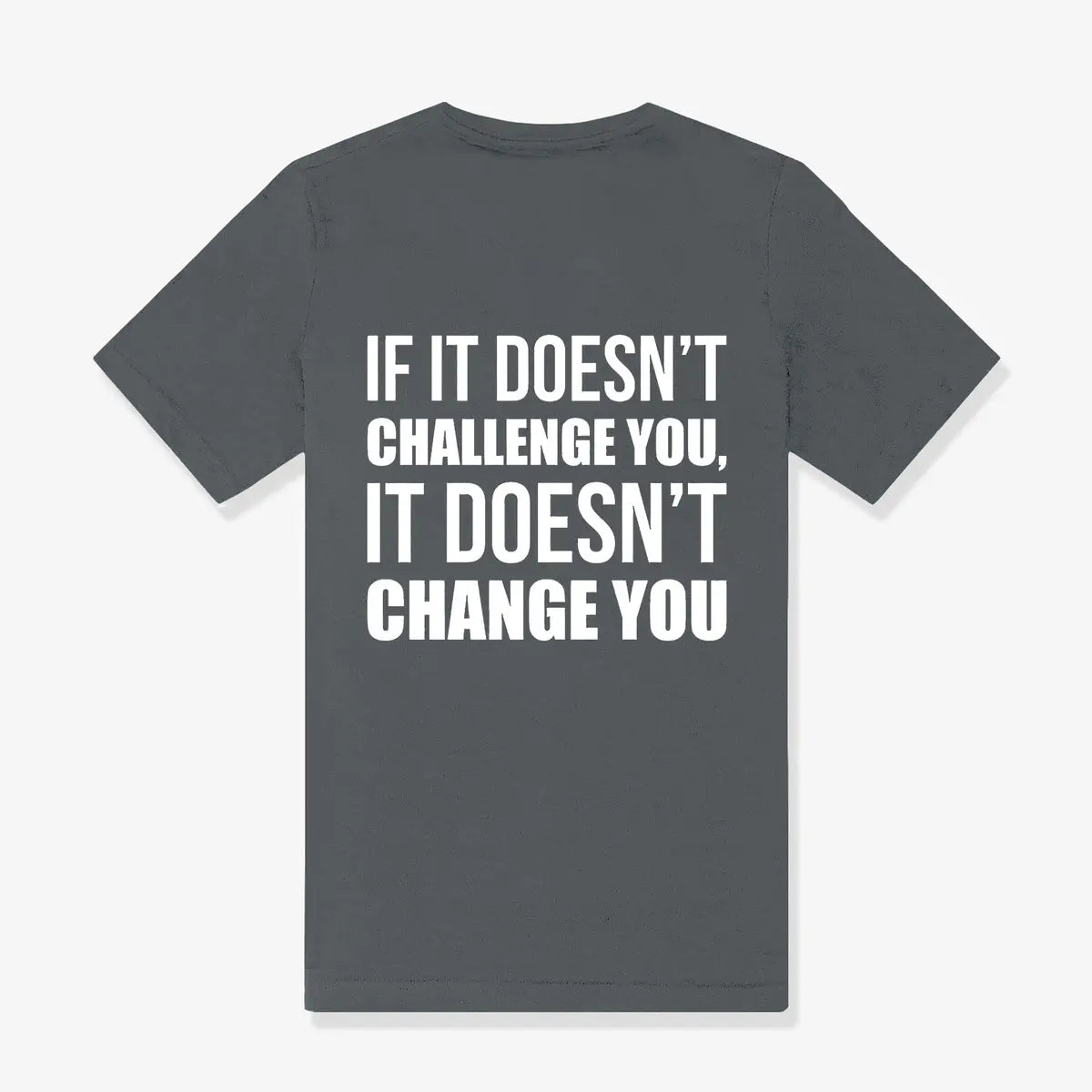 If It Doesn't Challenge You, It Doesn't Change You Printed Women's T-shirt