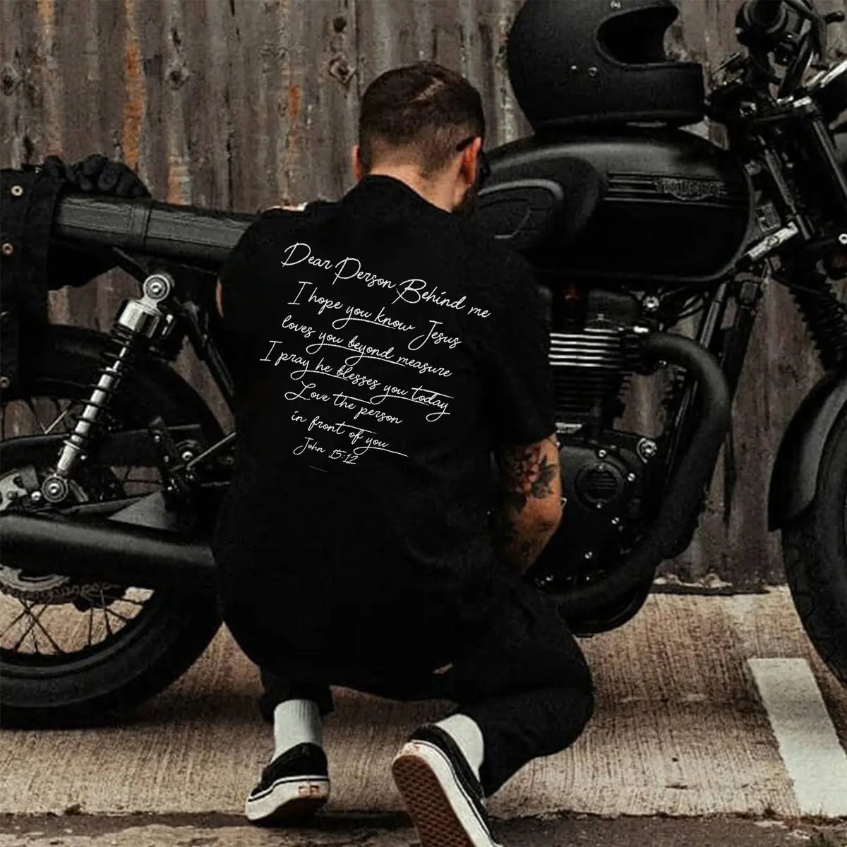 Dear Person Behind Me Printed Men's T-shirt