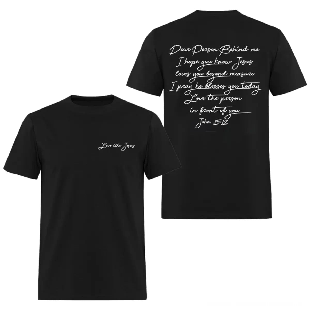 Dear Person Behind Me Printed Men's T-shirt