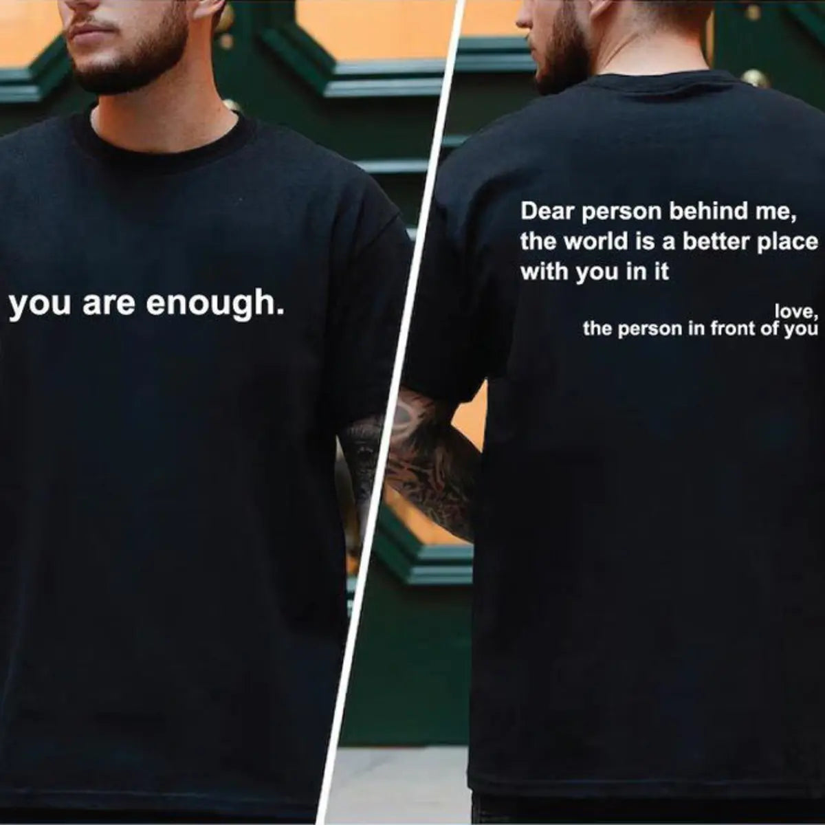 You Are Enough Printed Men's T-shirt