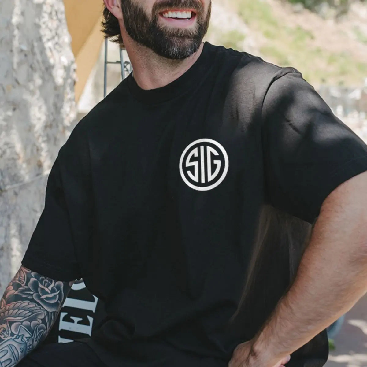 Sig Sauer Never Settle Printed Men's T-shirt