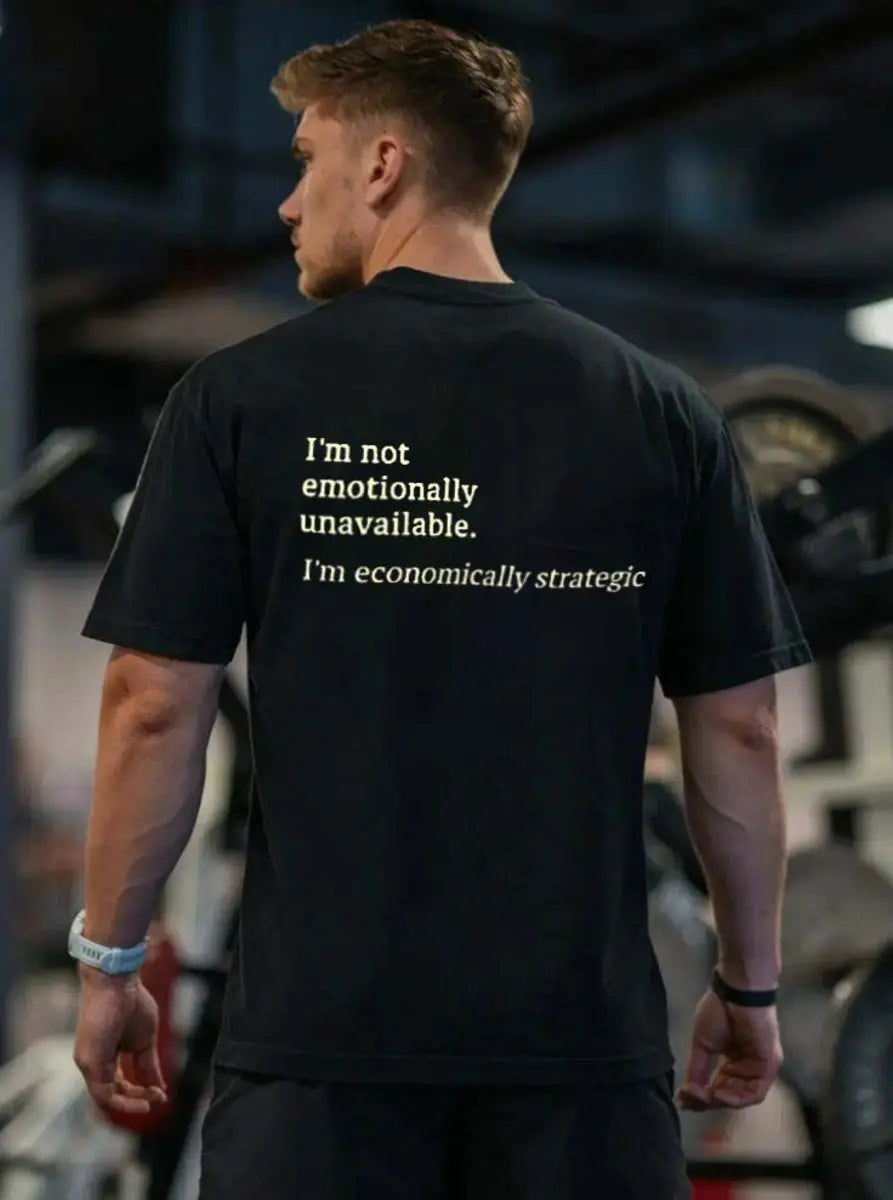 I'm Not Emotionally Unavailable Printed Men's T-shirt