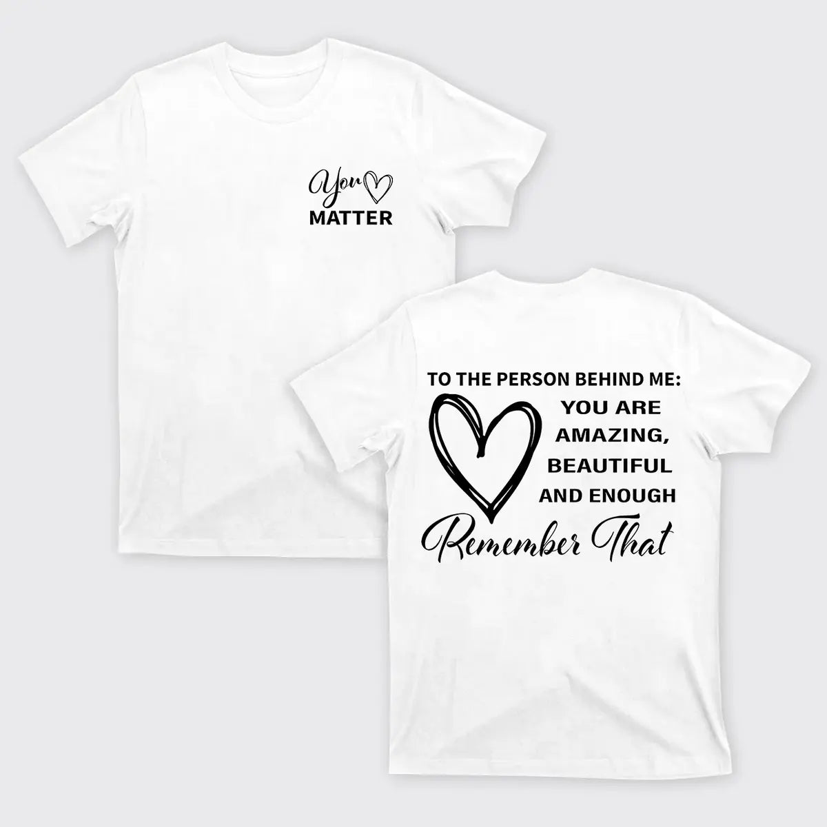You Matter Printed Men's T-shirt