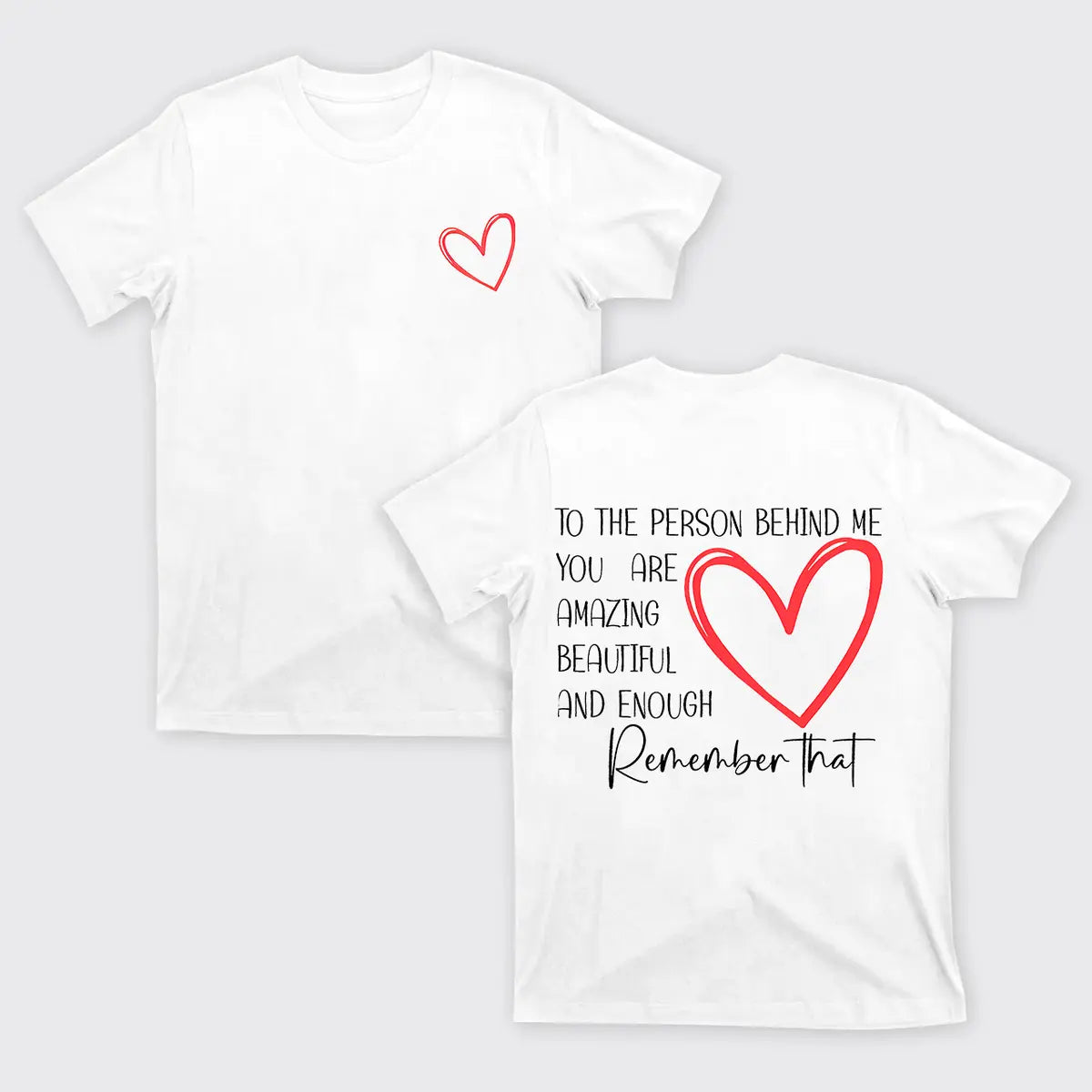 To The Person Behind Me Printed Men's T-shirt
