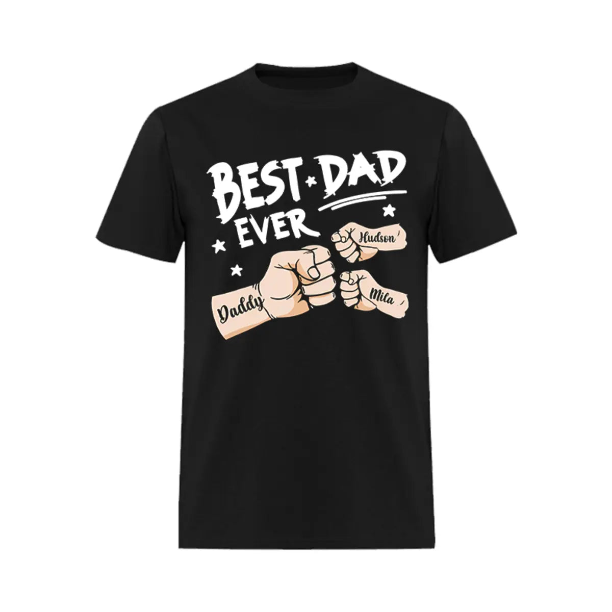 Best Dad Ever Printed Men's T-shirt