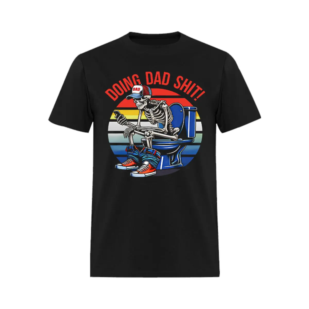 Doing Dad Shit! Printed Men's T-shirt
