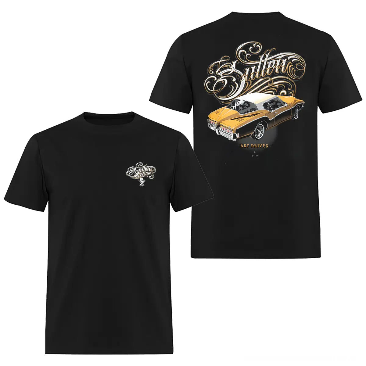 Vintage Car Printed Men's T-shirt