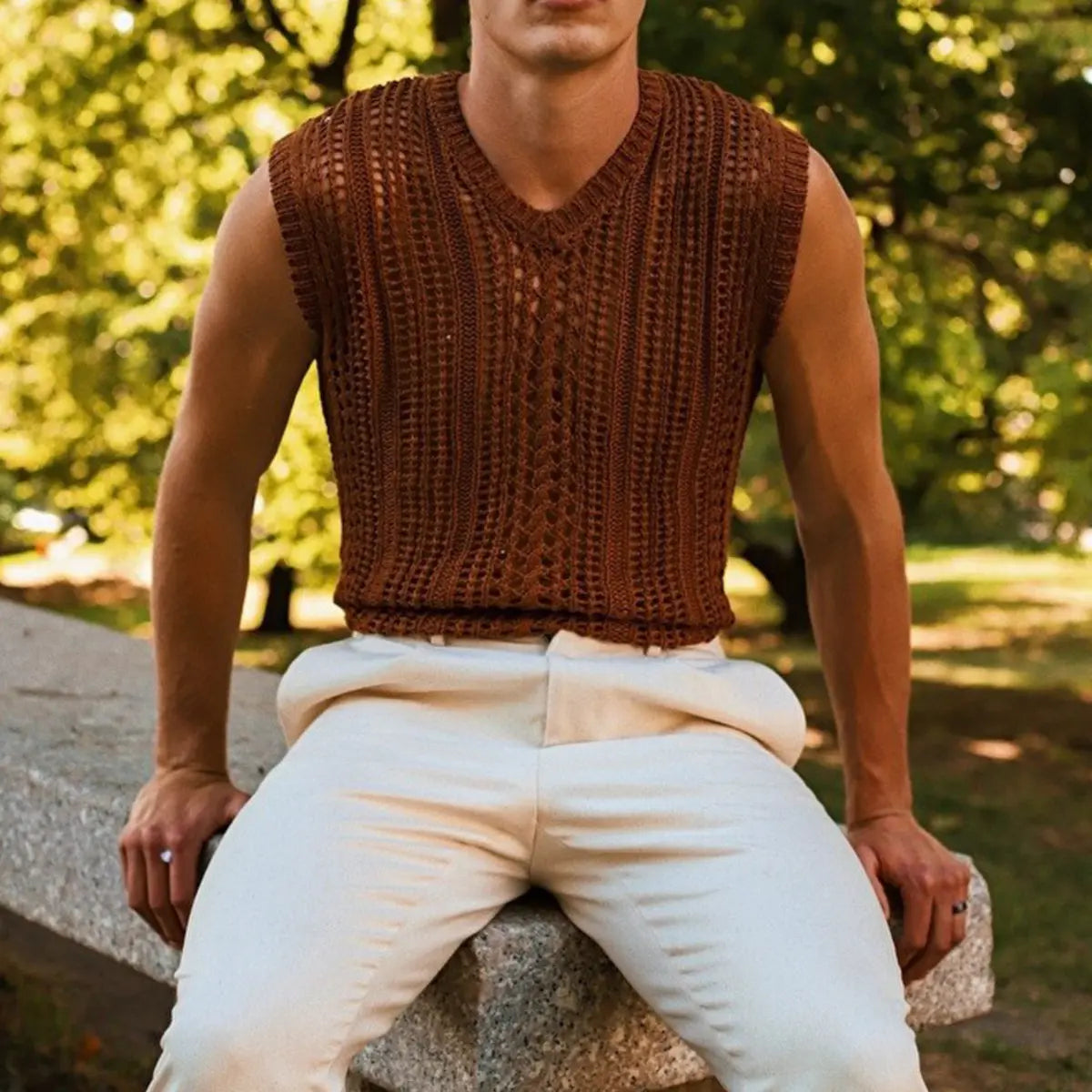 Loose Sports Men's Knit Vest