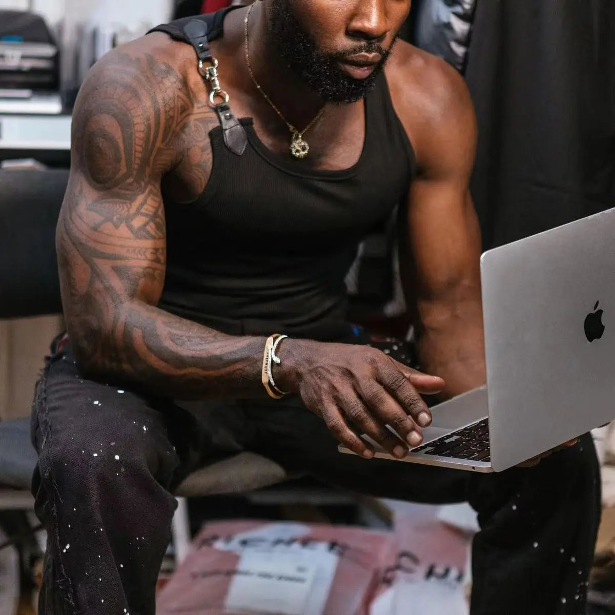 Solid Color Fitness Tight Men's Sports Vest