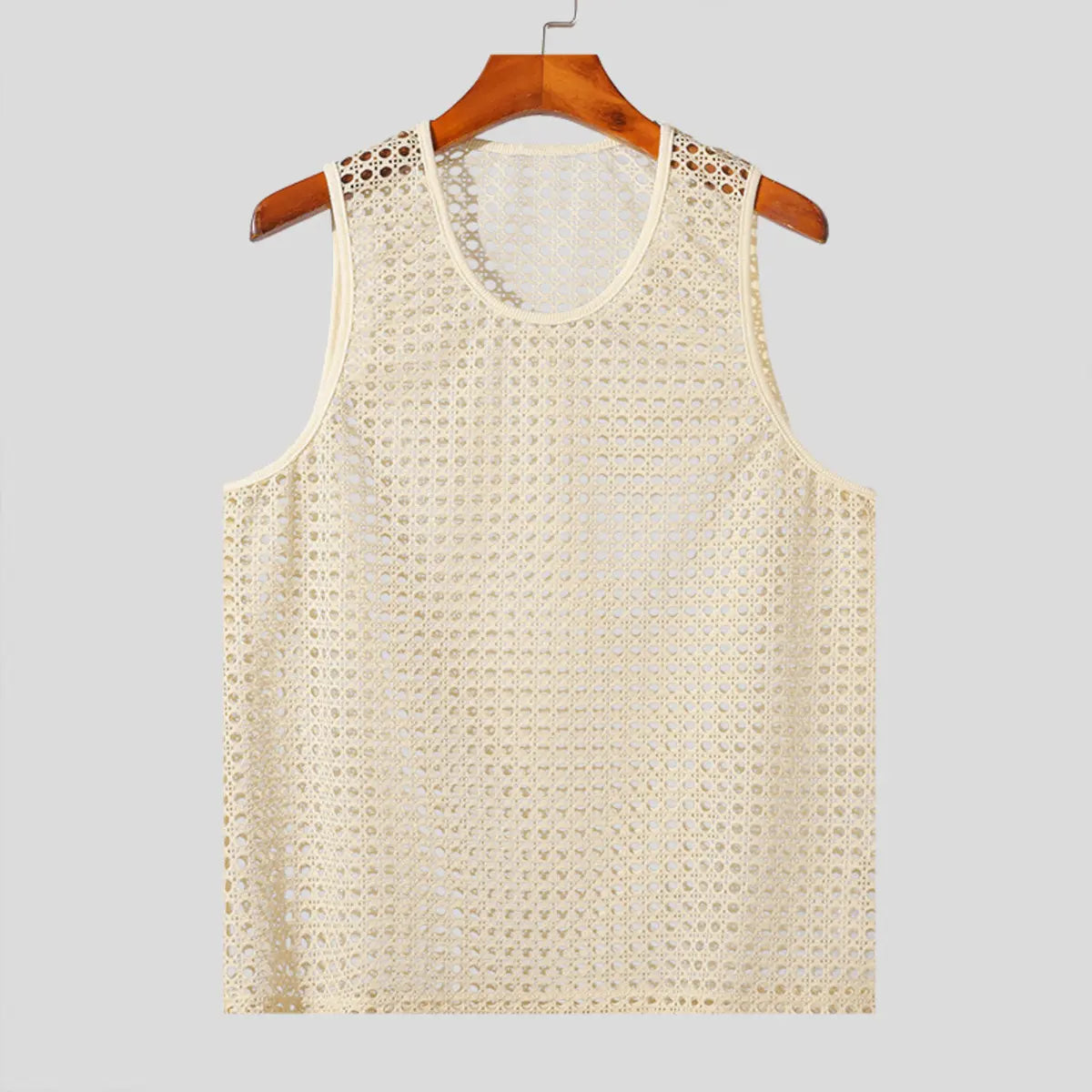 Fitness Sports Mesh Sexy Knit Men's Vest